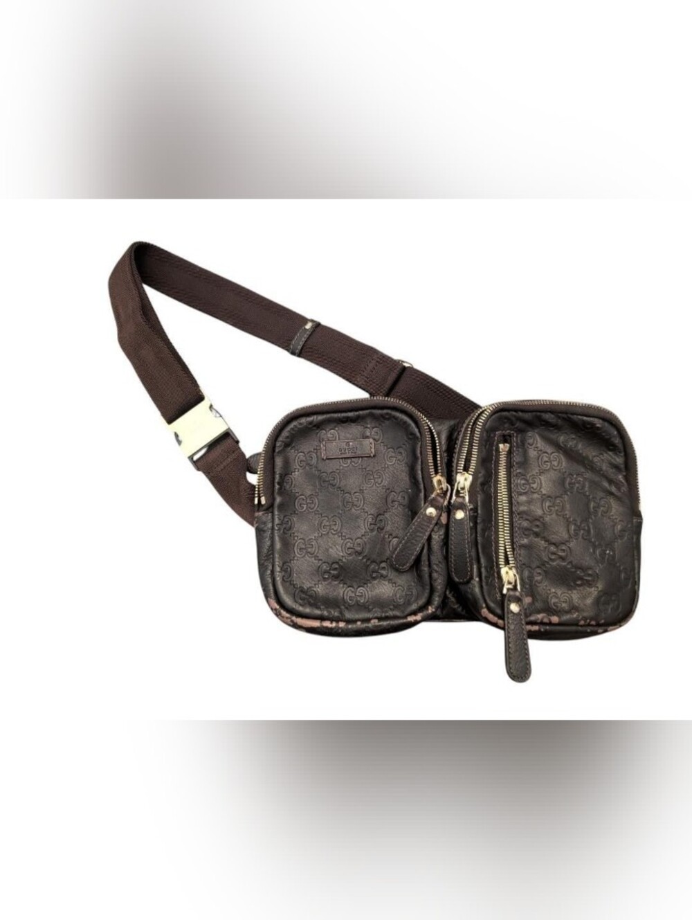 Authentic Gucci Project Leather Belt Bag